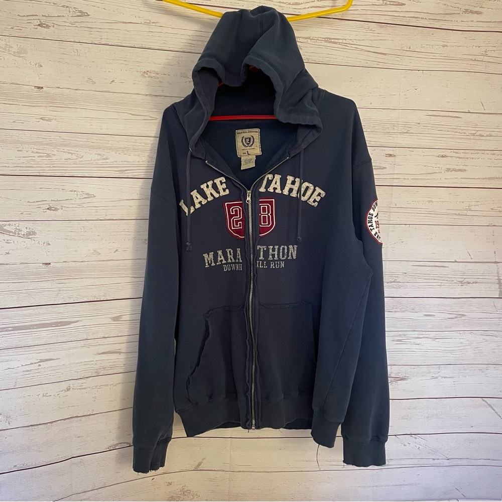 Industrial Exchange mens zip up hoodie - Size Lg.